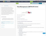 Time Management: A MS Health Lesson