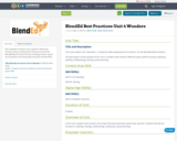 BlendEd Best Practices-Unit 4 Wonders