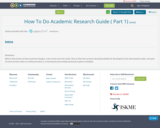 How To Do Academic Research Guide ( Part 1)