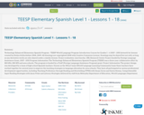 TEESP Elementary Spanish Level 1 - Lessons 1 - 18