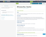 EFL Lesson Plan - Timeline