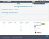Biology Populations-Draft
