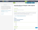 ClimeTime Resource Template - ADA compliant