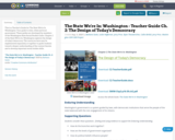 The State We're In: Washington - Teacher Guide Ch. 2: The Design of Today's Democracy