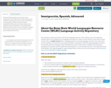 Immigración, Spanish, Advanced