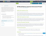 AP World History: Japanese Internment Project