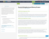 Family & Neighborhood History Project