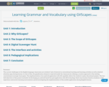 Learning Grammar and Vocabulary using GVScapes