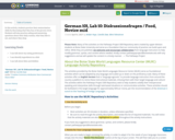 German 101, Lab 10: Diskussionsfragen / Food, Novice mid