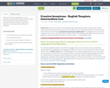Creative Inventions - English Template, Intermediate Low
