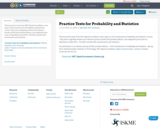 Practice Tests for Probability and Statistics