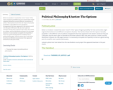 Political Philosophy & Justice: The Options