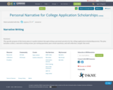 Personal Narrative for College Application Scholarships