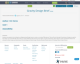 Gravity Design Brief