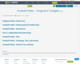 Football Follies - Congruent Triangles