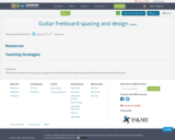 Guitar fretboard spacing and design