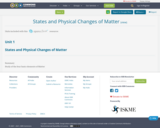 States and Physical Changes of Matter