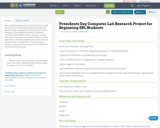 Presidents Day Computer Lab Research Project for Beginning ESL Students