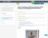 Parts of the Body, an ESL Lesson Plan for Adult ﻿Literacy or Low-Beginning Level Students 