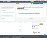 Community Resources for Monument Corridor inhabitants