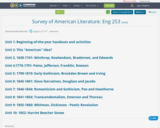 Survey of American Literature: Eng 253