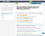Summary, Analysis, Response: A Functional Approach to Reading, Understanding, and Responding to Nonfiction