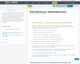 Orbital  Mechanics  :  Model   &  Simulation   