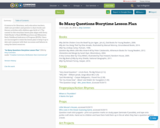 So Many Questions Storytime Lesson Plan