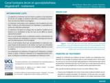 OER-UCLouvain: Canal lombaire étroit et spondylolisthésis dégénératif : traitement