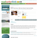 Create a Great Future: STEM Career Research Using Close Reading