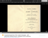 A Practical Grammar of the Arabic Language (PDF)