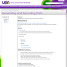 Generating and Recording Data
