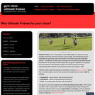 Gym Class - Ultimate Frisbee: 5 Lessons for You, the Teacher
