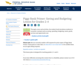 Piggy Bank Primer: Saving and Budgeting