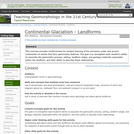 Continental Glaciation - Landforms