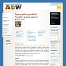 Spermophilus franklinii: Information