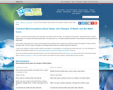 Common Misconceptions About States and Changes of Matter and the Water Cycle