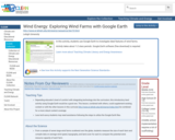 Wind Energy: Exploring Wind Farms with Google Earth