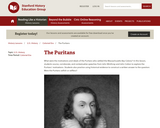 Reading Like a Historian: Puritans