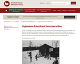 Reading Like a Historian: Japanese Internment