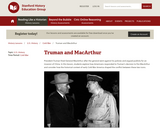 Reading Like a Historian: Truman and MacArthur