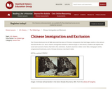 Reading Like a Historian: Chinese Immigration and Exclusion