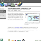 Earth Exploration Toolbook Chapter: Investigating Earthquakes with ArcExplorer GIS