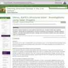 Venus, Earth's structural sister: Investigations using radar imagery