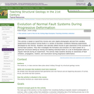 Evolution of Normal Fault Systems During Progressive Deformation