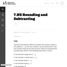 7.NS Rounding and Subtracting