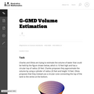G-GMD Volume Estimation