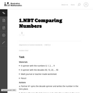 1.NBT Comparing Numbers