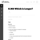 K.MD Which is Longer?