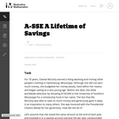 A-SSE A Lifetime of Savings